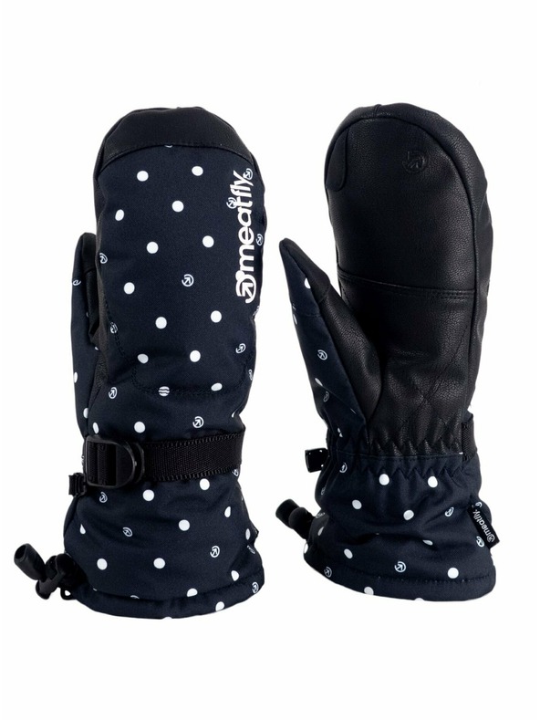 Meatfly Meatfly dámské rukavice Manson Black Dots