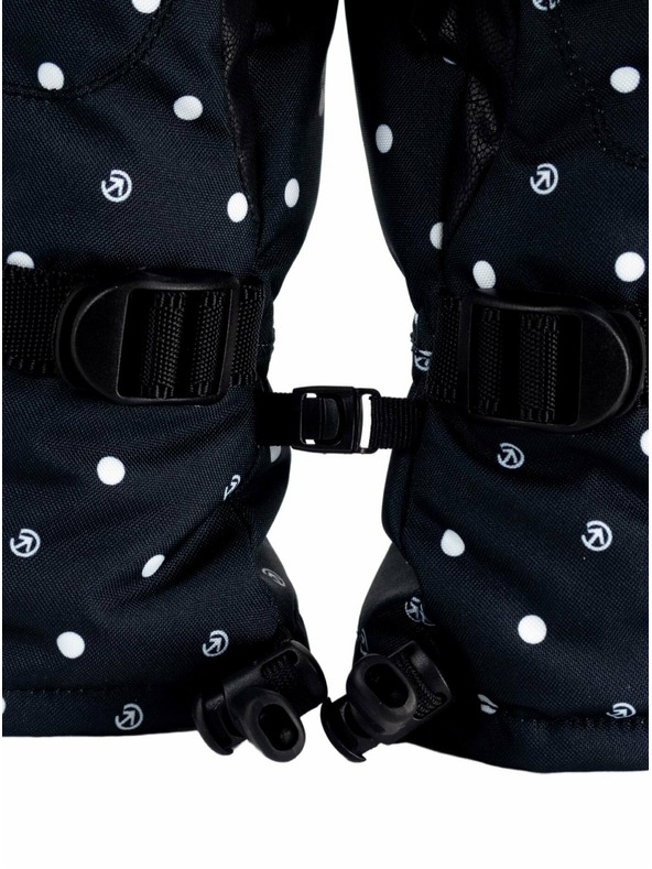 Meatfly Meatfly dámské rukavice Manson Black Dots