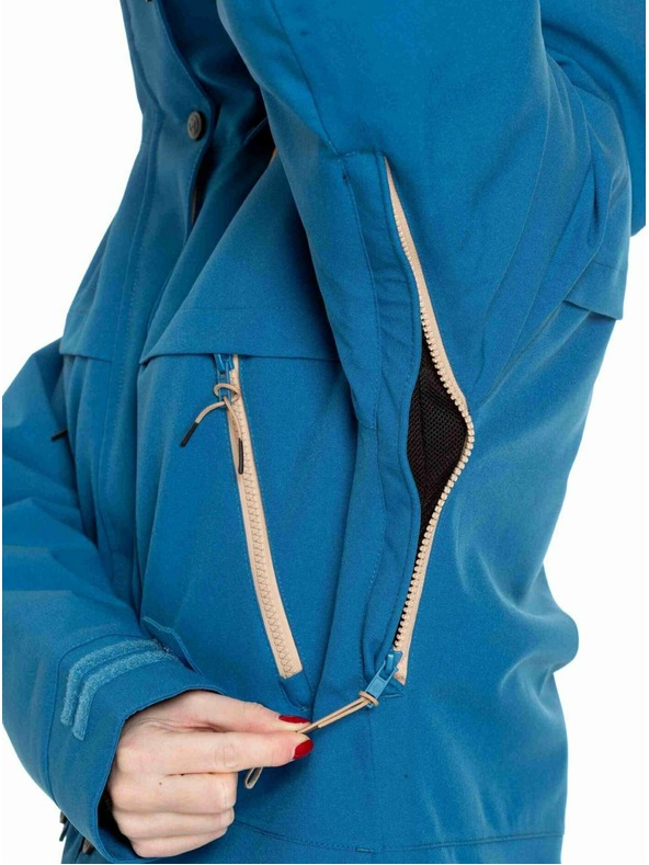 Meatfly Meatfly dámská SNB & SKI bunda Terra Blue