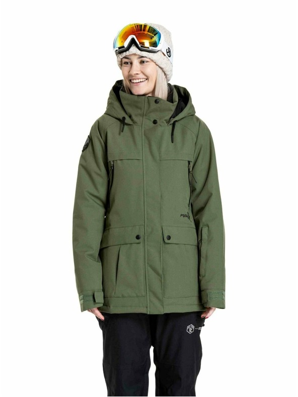 Meatfly Meatfly dámská SNB & SKI bunda Terra Bronze Green