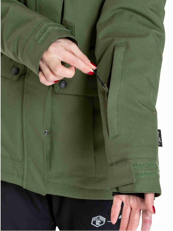 Meatfly Meatfly dámská SNB & SKI bunda Terra Bronze Green
