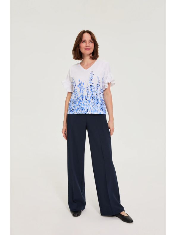 Moodo Halenka s potiskem bílá Moodo