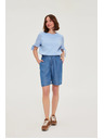 Moodo Kraťasy lyocel modré Moodo