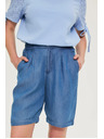 Moodo Kraťasy lyocel modré Moodo