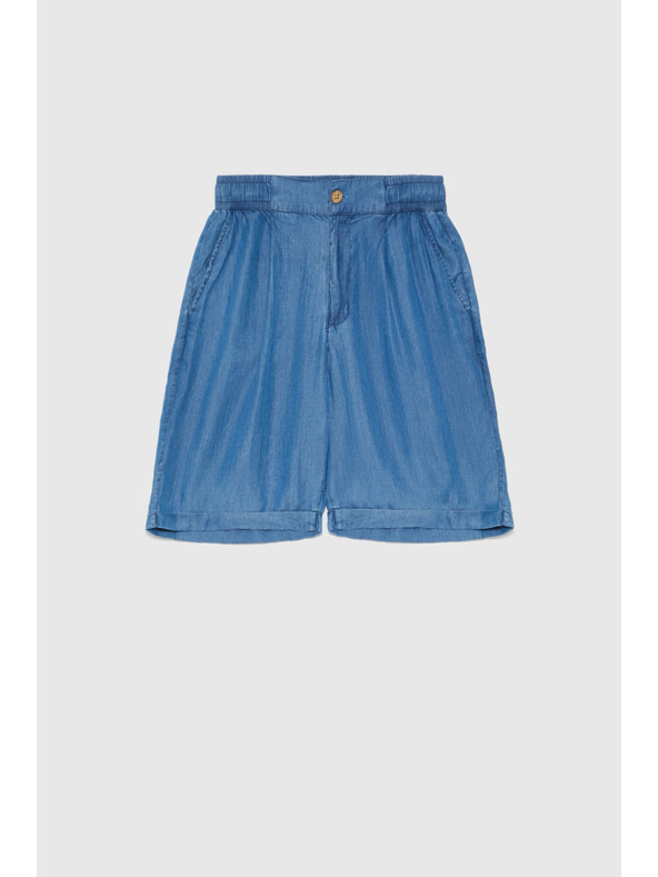 Moodo Kraťasy lyocel modré Moodo