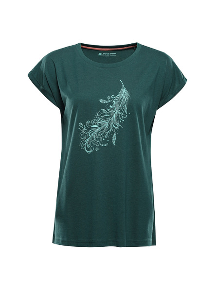 ALPINE PRO Dámské triko z nemačkavého materiálu ALPINE PRO OMBA 2 jasper varianta pc