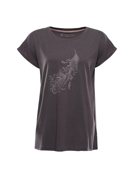 ALPINE PRO Dámské triko z nemačkavého materiálu ALPINE PRO OMBA 2 obsidian varianta pc