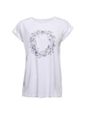 ALPINE PRO Dámské triko z nemačkavého materiálu ALPINE PRO OMBA 2 white varianta pa