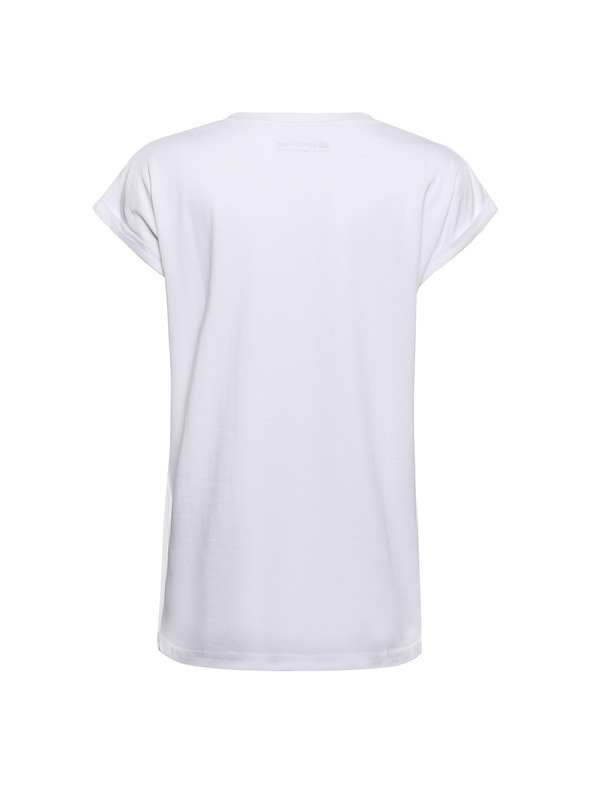 ALPINE PRO Dámské triko z nemačkavého materiálu ALPINE PRO OMBA 2 white varianta pa