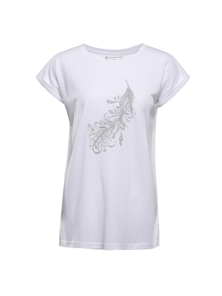 ALPINE PRO Dámské triko z nemačkavého materiálu ALPINE PRO OMBA 2 white varianta pc