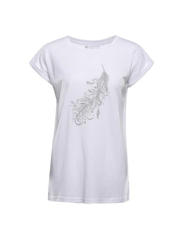 ALPINE PRO Dámské triko z nemačkavého materiálu ALPINE PRO OMBA 2 white varianta pc