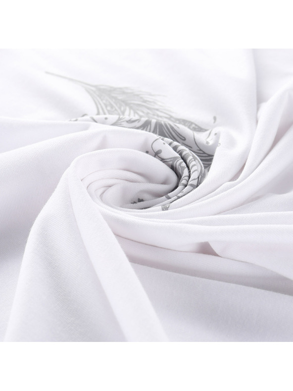 ALPINE PRO Dámské triko z nemačkavého materiálu ALPINE PRO OMBA 2 white varianta pc