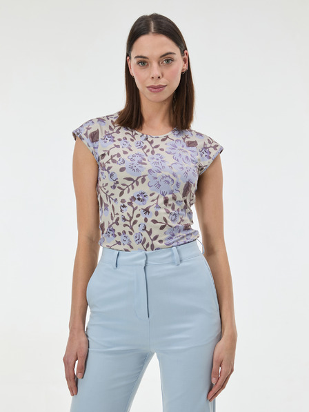 Orsay Světle fialové dámské tričko s krátkým rukávem ORSAY