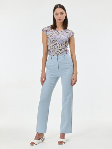 Orsay Světle fialové dámské tričko s krátkým rukávem ORSAY