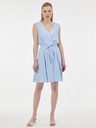 Orsay Světle modré dámské šaty bez rukávů ORSAY