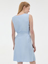 Orsay Světle modré dámské šaty bez rukávů ORSAY
