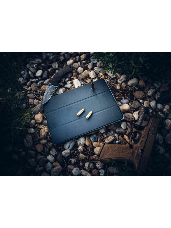 Tactical Tactical Book Tri Fold Pouzdro pro Apple iPad 11 2025/2026 / 10.9 2022 Black