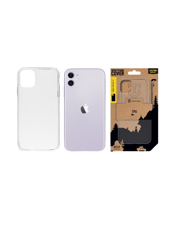 Tactical Tactical TPU Kryt pro Apple iPhone 11 Transparent