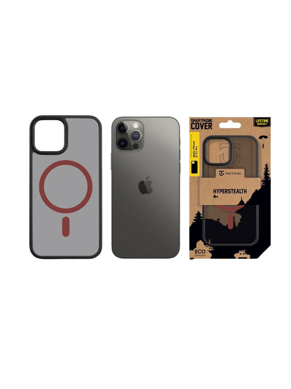 Tactical Tactical MagForce Hyperstealth 2.0 Kryt pro Apple iPhone 12/12 Pro Black/Red