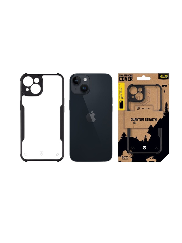 Tactical Tactical Quantum Stealth Kryt pro Apple iPhone 14 Clear/Black
