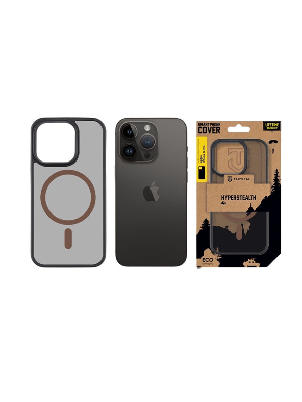 Tactical Tactical MagForce Hyperstealth 2.0 Kryt pro Apple iPhone 14 Pro Black/Moucha Moose