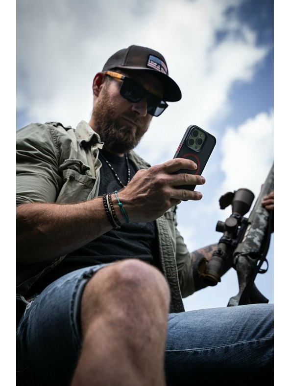 Tactical Tactical MagForce Hyperstealth 2.0 Kryt pro Apple iPhone 14 Pro Black/Red