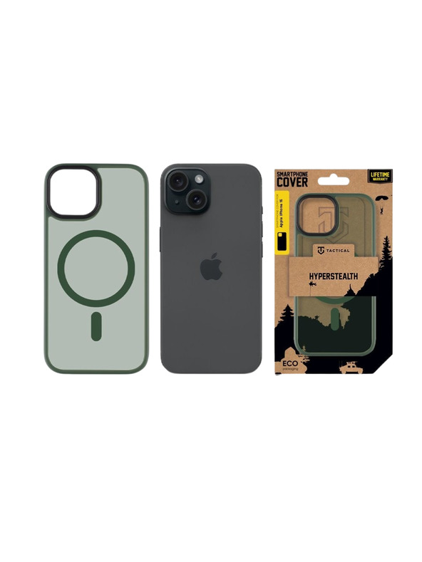 Tactical Tactical MagForce Hyperstealth Kryt pro Apple iPhone 15 Forest Green