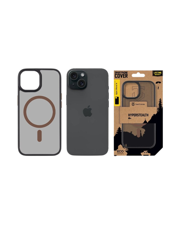 Tactical Tactical MagForce Hyperstealth 2.0 Kryt pro Apple iPhone 15 Black/Moucha Moose