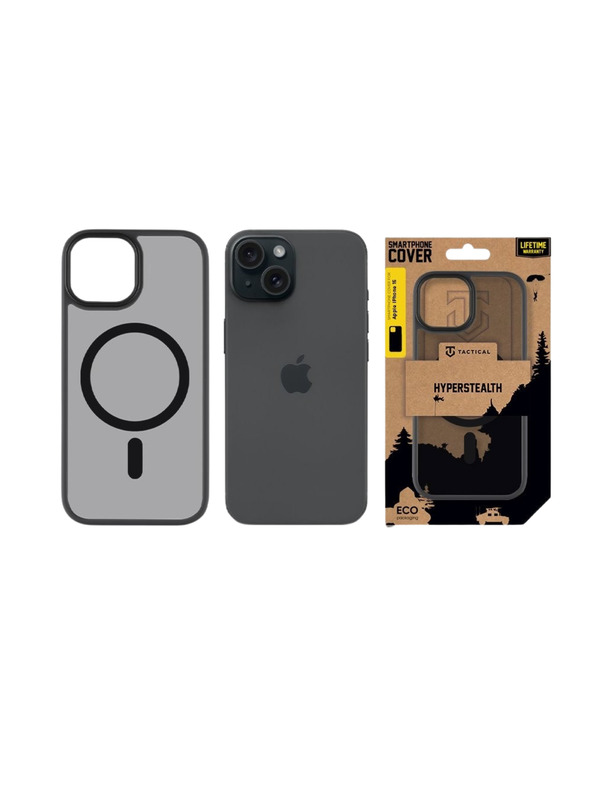 Tactical Tactical MagForce Hyperstealth Kryt pro Apple iPhone 15 Asphalt