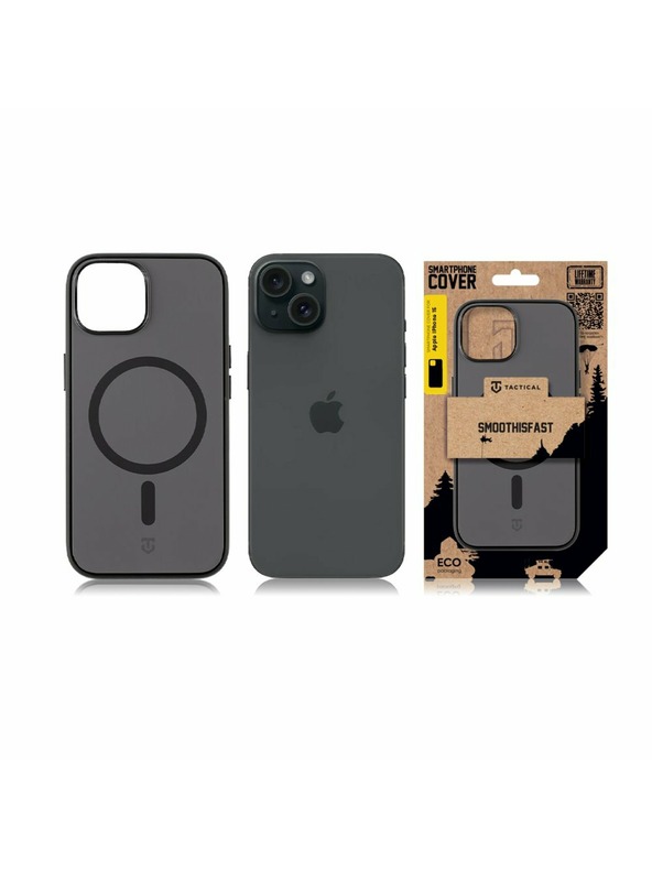 Tactical Tactical MagForce SmoothIsFast Kryt pro Apple iPhone 15 Asphalt