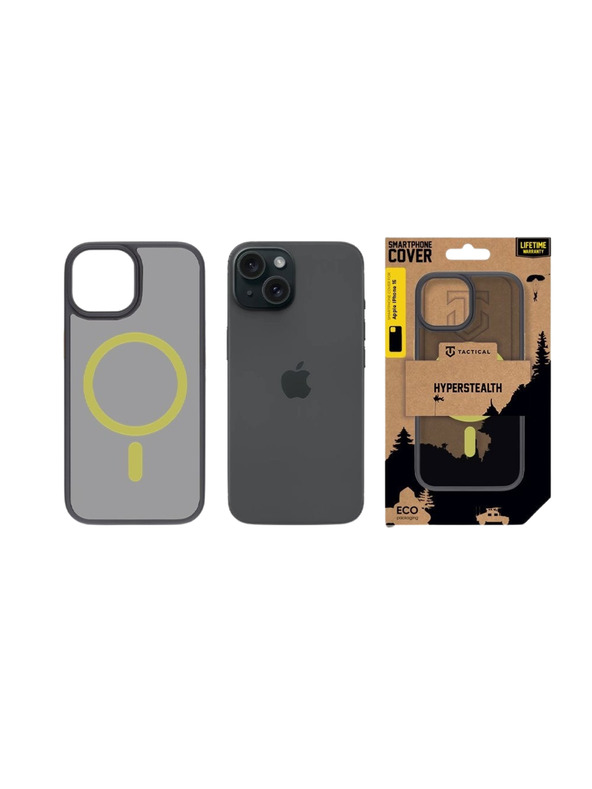 Tactical Tactical MagForce Hyperstealth 2.0 Kryt pro Apple iPhone 15 Black/Yellow