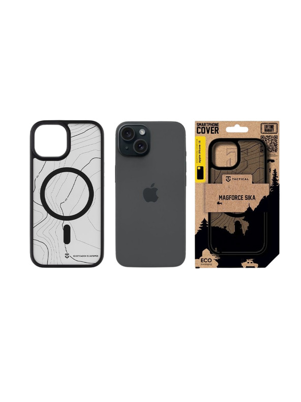 Tactical Tactical MagForce Hyperstealth Sika Kryt pro Apple iPhone 15 Asphalt