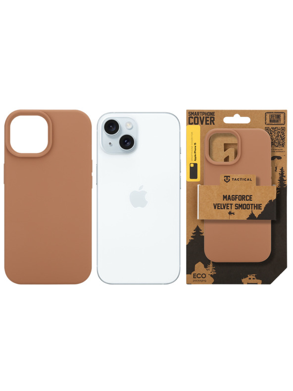 Tactical Tactical MagForce Velvet Smoothie Kryt pro Apple iPhone 15 Moucha Moose