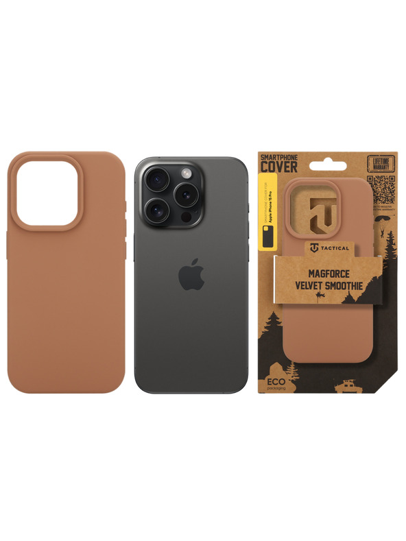 Tactical Tactical MagForce Velvet Smoothie Kryt pro Apple iPhone 15 Pro Moucha Moose
