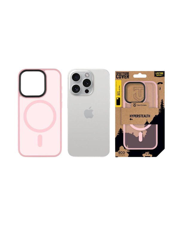 Tactical Tactical MagForce Hyperstealth Kryt pro Apple iPhone 15 Pro Pink Panther