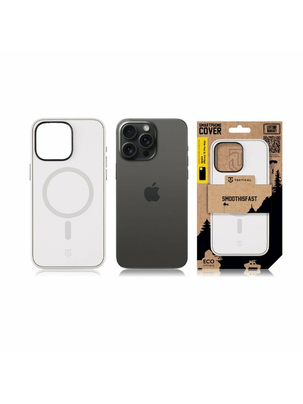Tactical Tactical MagForce SmoothIsFast Kryt pro Apple iPhone 15 Pro Max Chalk