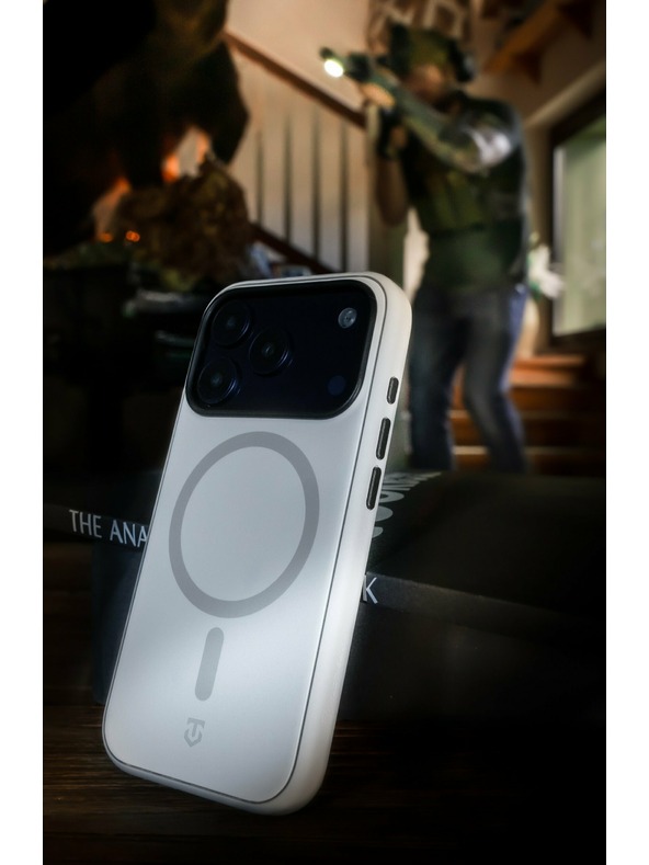 Tactical Tactical MagForce SmoothIsFast Kryt pro Apple iPhone 15 Pro Max Chalk