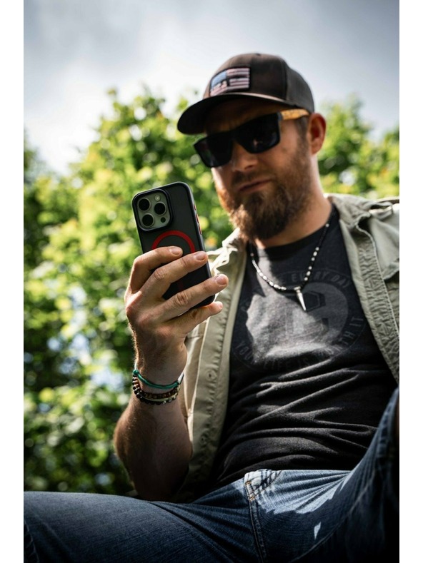 Tactical Tactical MagForce Hyperstealth 2.0 Kryt pro Apple iPhone 16 Black/Red