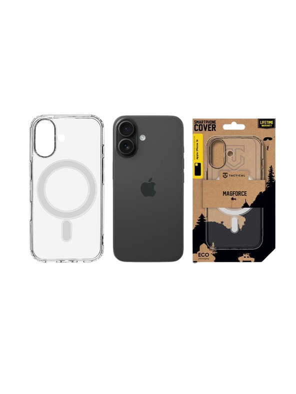 Tactical Tactical MagForce Kryt pro Apple iPhone 16 Transparent