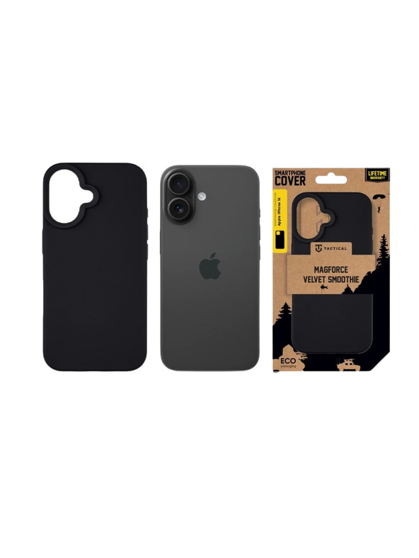 Tactical Tactical MagForce Velvet Smoothie Kryt pro Apple iPhone 16 Asphalt