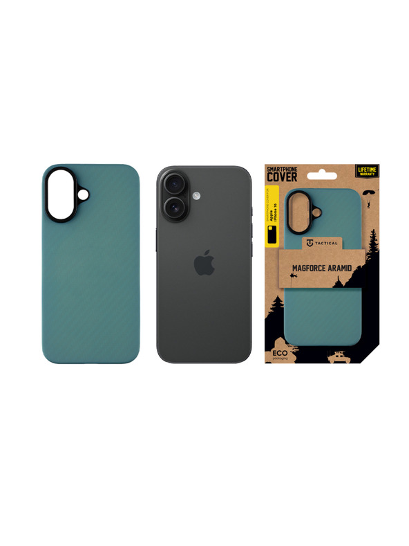 Tactical Tactical MagForce Aramid Kryt pro Apple iPhone 16 Blue Jay