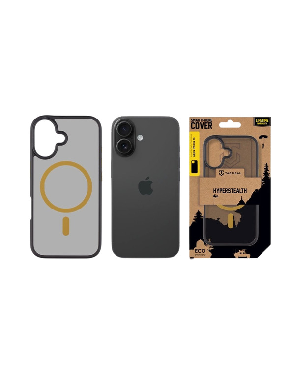 Tactical Tactical MagForce Hyperstealth 2.0 Kryt pro Apple iPhone 16 Black/Yellow