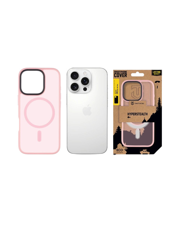 Tactical Tactical MagForce Hyperstealth Kryt pro Apple iPhone 16 Pro Pink Panther