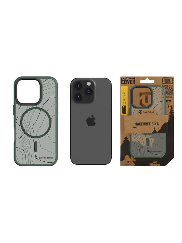 Tactical Tactical MagForce Hyperstealth Sika Kryt pro Apple iPhone 16 Pro Forest Green