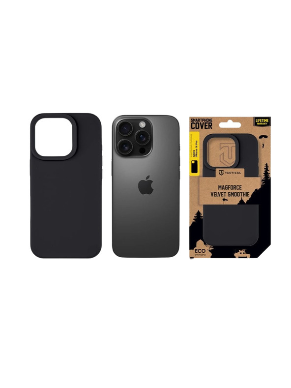 Tactical Tactical MagForce Velvet Smoothie Kryt pro Apple iPhone 16 Pro Asphalt