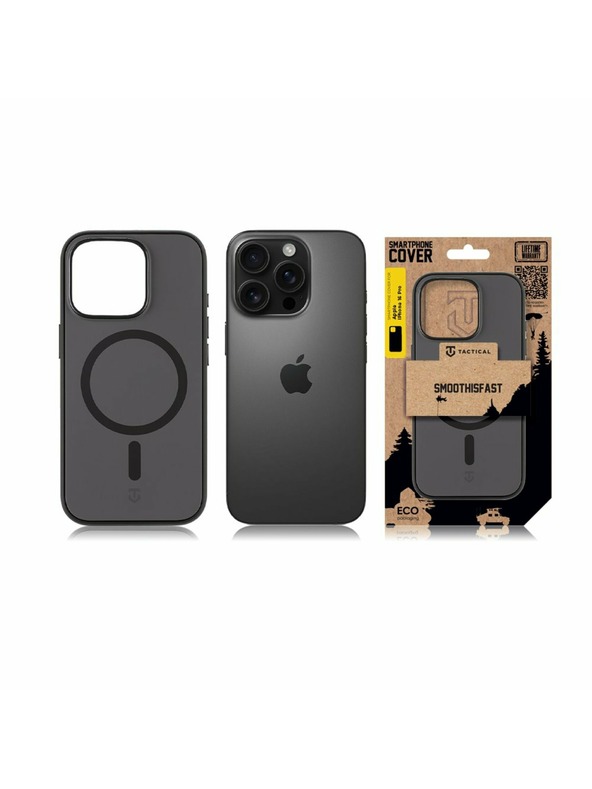 Tactical Tactical MagForce SmoothIsFast Kryt pro Apple iPhone 16 Pro Asphalt