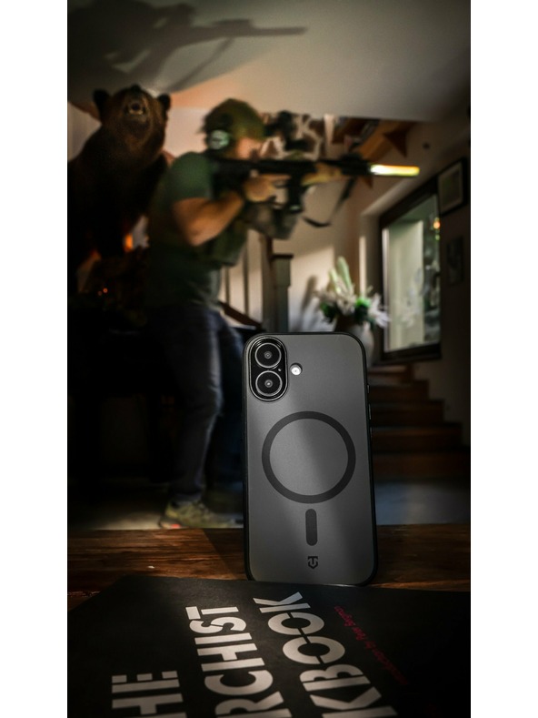 Tactical Tactical MagForce SmoothIsFast Kryt pro Apple iPhone 16 Pro Asphalt