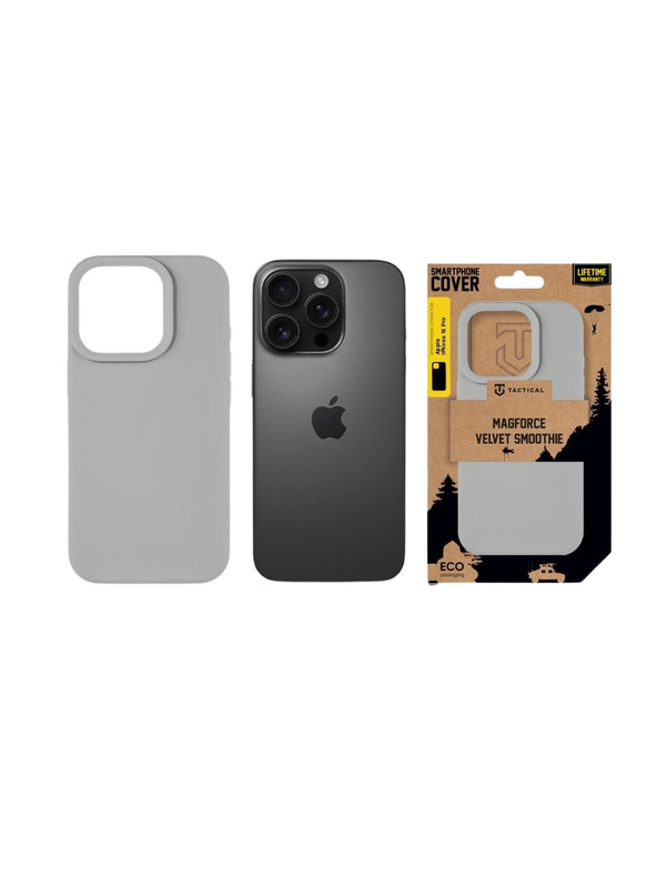 Tactical Tactical MagForce Velvet Smoothie Kryt pro Apple iPhone 16 Pro Foggy