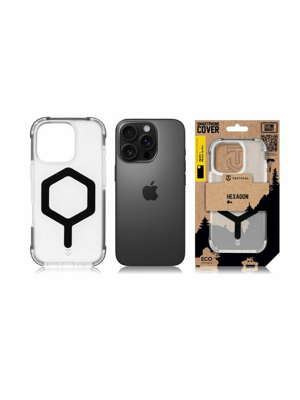 Tactical Tactical MagForce Hexagon Kryt pro Apple iPhone 16 Pro T-Black