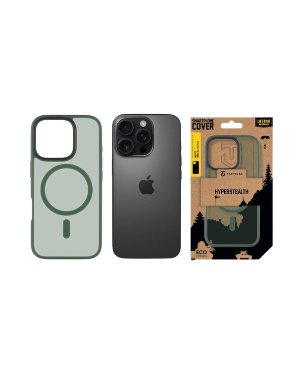 Tactical Tactical MagForce Hyperstealth Kryt pro Apple iPhone 16 Pro Forest Green